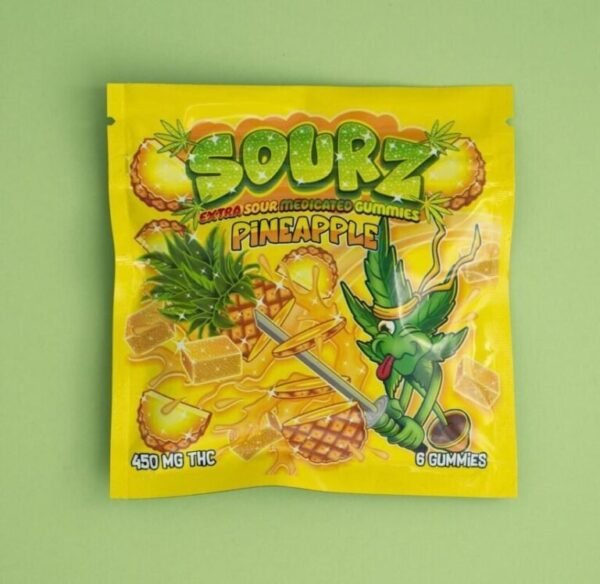 SOURZ EDIBLES PINEAPPLE LIQUID DIAMONDS GUMMIES