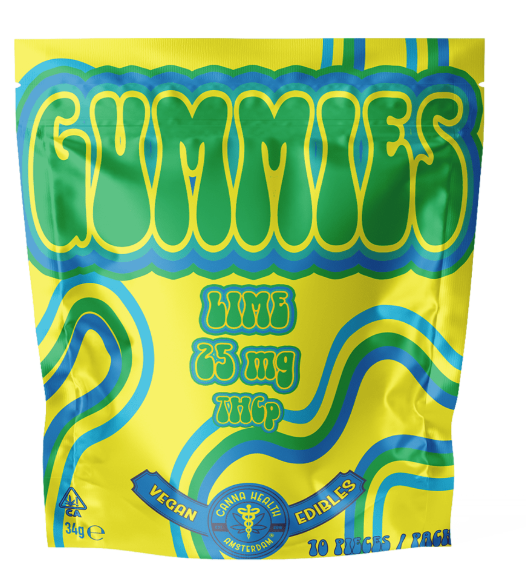 THCP Standard Gummies: Lime – 25mg THCP