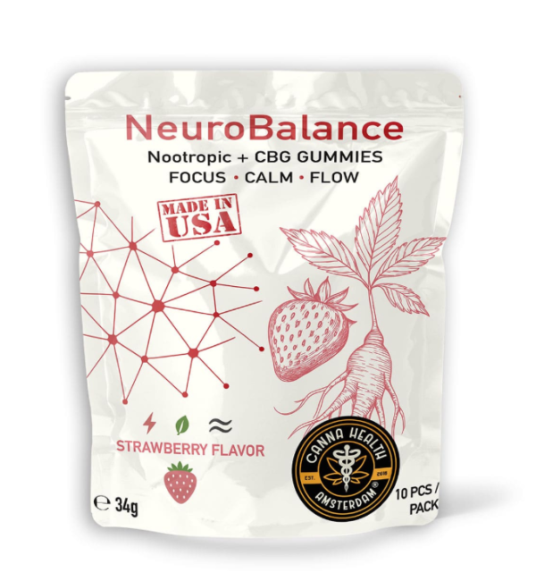 STRAWBERRY – NOOTROPIC + CBG 250mg