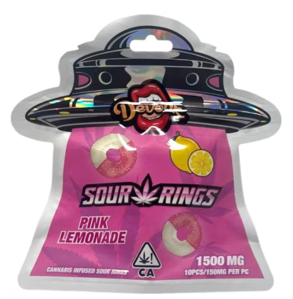 Devour Sour Rings:Pink Lemonade
