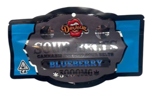 Devour Sour Belts: Blueberry Devour Sour Belts: Blueberry
