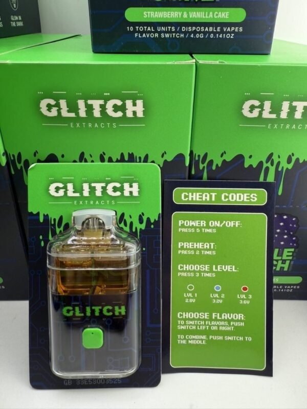 GLITCH EXTRACTS 4G DISPOSABLES GLITCH EXTRACTS 4G DISPOSABLES